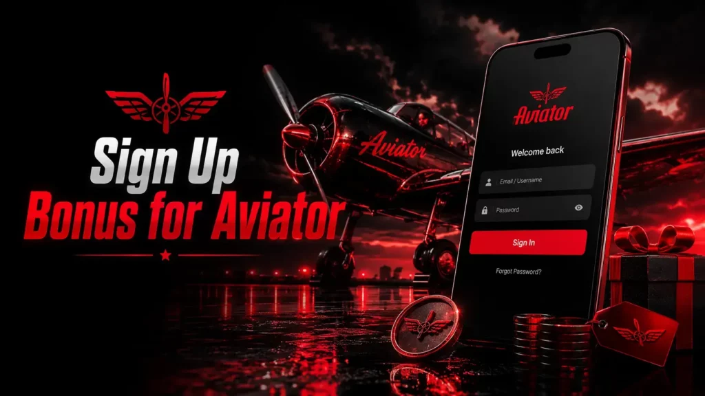 aviator game sign up bonus